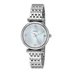 Fossil Analog White Dial Women'S Watch-Es4430
