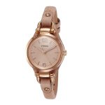 Fossil Georgia Analog Pink Dial Women'S Watch - Es3262I