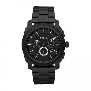 Fossil Fs4552 Black Stainless Steel Machine Men'S Watch