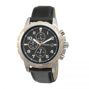 Fossil Chronograph Black Dial Men'S Watch - Fs4545