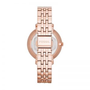 Fossil Analog Rose Gold Dial Women'S Watch - Es3435