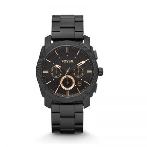 Fossil Analog Black Dial Unisex Watch - Fs4682