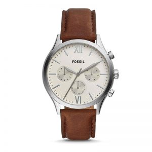 Fossil Fenmore Multifunction Off-White Dial Men'S Watch -Bq2363