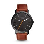 Fossil Analog Luther Black Dial'S Men'S Watch - Bq2310