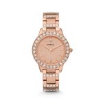 Fossil Jesse Analog Rose Gold Dial Watch - Es3020