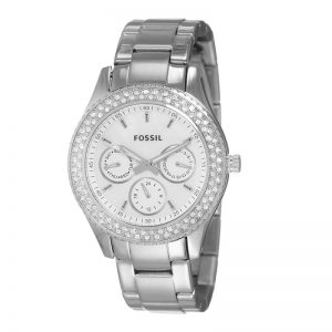 Fossil End-Of-Season Stella Analog Silver Dial Women'S Watch - Es2860