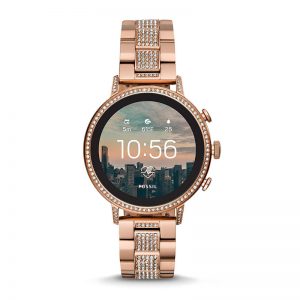 Fossil Venture Hr Smartwatch Digital Black Dial Women'S Watch-Ftw6011