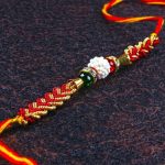 Pearl dial rakhi