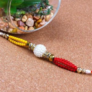 Rakhi of Colorful Small Beads