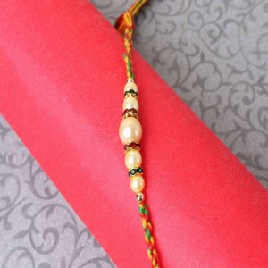 Pearl Beads Rakhi