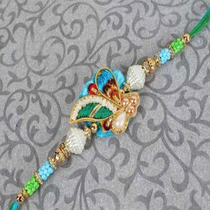 Striking Zardosi Rakhi