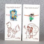 Combo of Two Cartoon Characters Rakhi for Kids