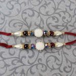 Set of Two Beautiful Pearl Rakhis