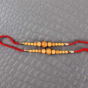 Wooden Beads Twin Rakhis