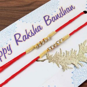 Similar Diamond Studded Rakhis