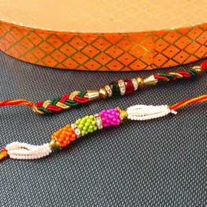 Best Beads 2 Rakhi Set For Brother