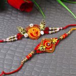 Om and Ganesha Rakhi