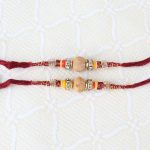 Double Sandalwood Thread Rakhi