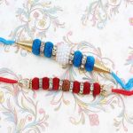 Set of Two Velvet Touch Rakhi