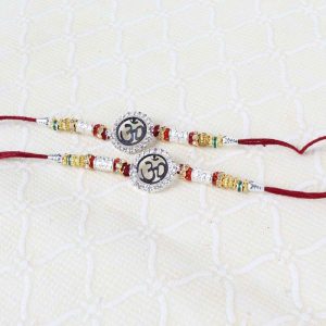 Double Om Ideal Designer Rakhi