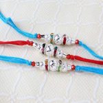 Trio Set of Disco Crystal Balls Rakhi