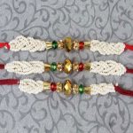 Set of 3 Moti Rakhi