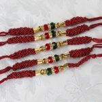 Combo of Five Colorful Zardosi Work and Beads