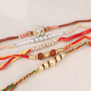 Pack of Five Exclusive Rakhi Set