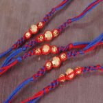 Impressive Five Trendy Thread Design Rakhi