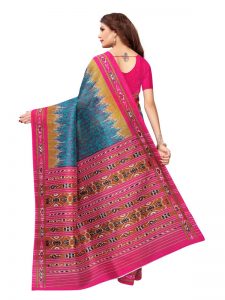 Padmavati Rama Bhagalpuri Silk Printed Saree With Blouse