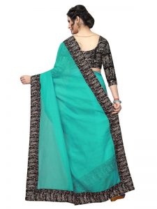 Rk Green Chandheri Cotton Weaving Saree With Blouse