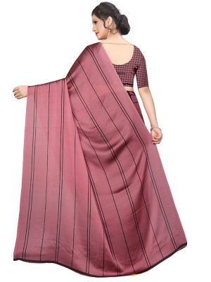 Kajal Peach Black Silk Designer Sarees With Blouse