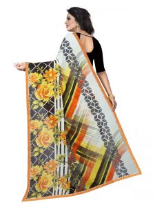 Adhira 22 Printed Georgette Sarees With Blouse