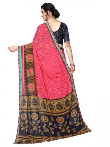 Anika 01 Printed Georgette Sarees With Blouse