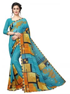 Anika 08 Printed Georgette Sarees With Blouse