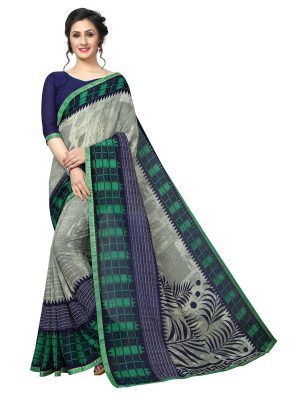 Anika 12 Printed Georgette Sarees With Blouse