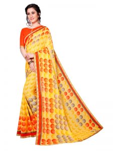 Anika 14 Printed Georgette Sarees With Blouse