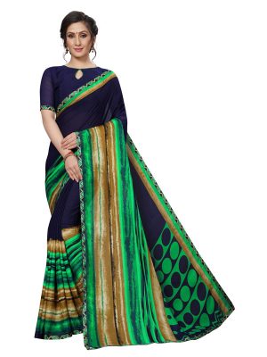 Anika 17 Printed Georgette Sarees With Blouse