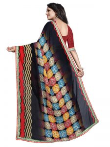 Avanti 24 Printed Georgette Sarees With Blouse