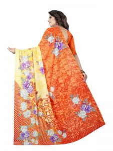 Kimaya 01 Printed Georgette Sarees With Blouse