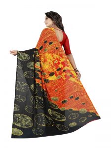 Kimaya 04 Printed Georgette Sarees With Blouse