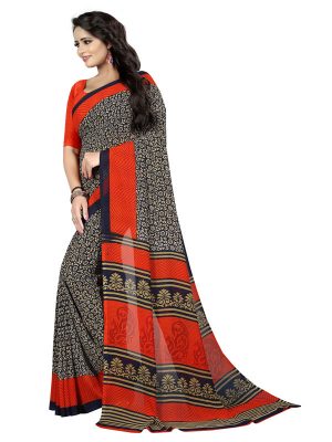 Kimaya 05 Printed Georgette Sarees With Blouse