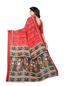 Kimaya 14 Printed Georgette Sarees With Blouse