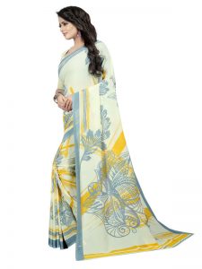 Kimaya 22 Printed Georgette Sarees With Blouse