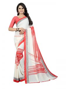 Kimaya 24 Printed Georgette Sarees With Blouse