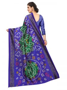 Bandhani 35 Printed Mysore Art Silk Kanjivaram Sarees With Blouse