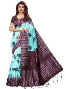 Nagma Mor Rama Printed Mysore Art Silk Kanjivaram Sarees With Blouse