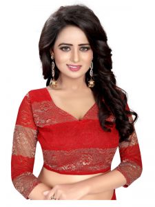 Shristi Multi Shiffon Saree With Blouse