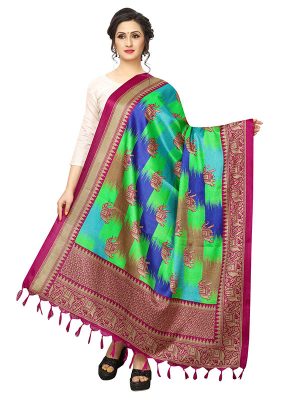 Wine Khadi Dupatta