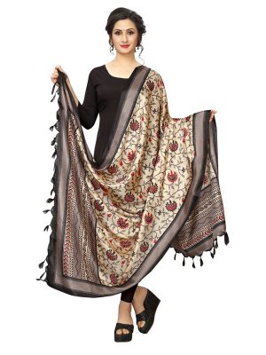 Black Khadi Dupatta